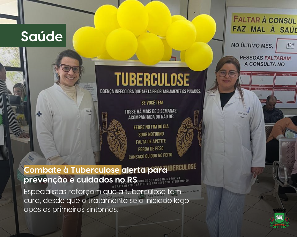 Combate à Tuberculose alerta para prevenção e cuidados no RS