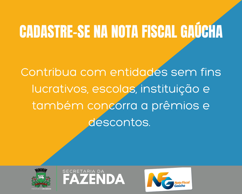 Programa Nota Fiscal Gaúcha, promove sorteios de prêmios mensais e benefícios para quem participa.