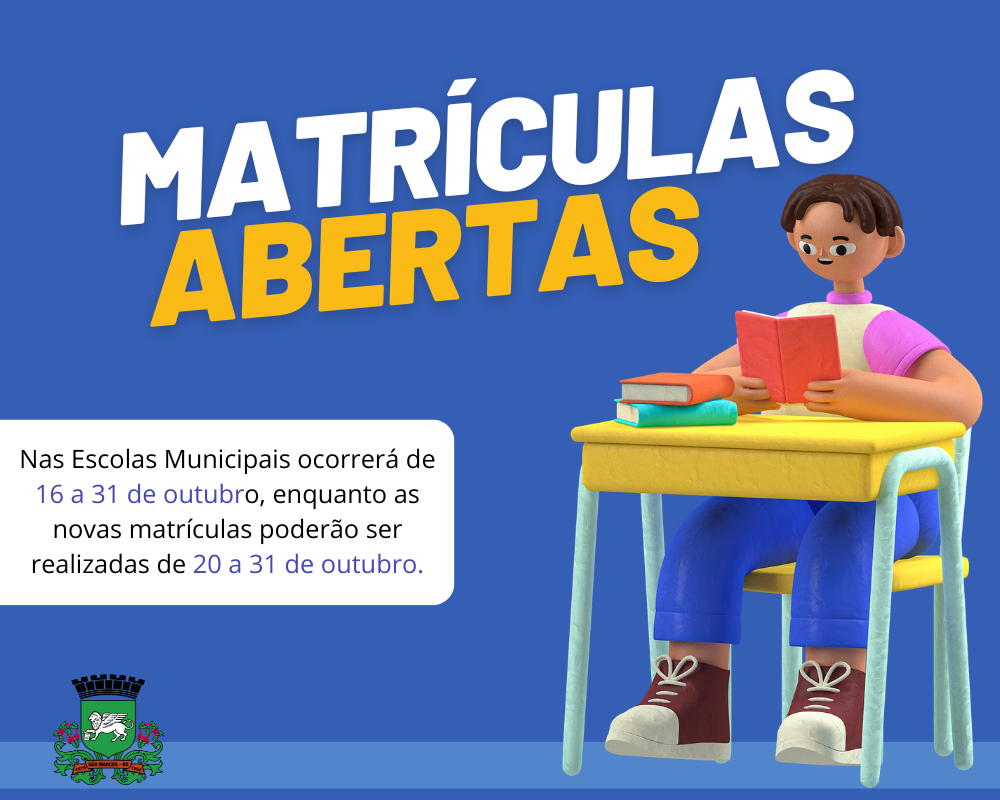 Abertura do período de rematrículas e matrículas