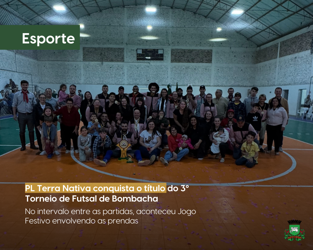 PL Terra Nativa conquista o título do 3º Torneio de Futsal de Bombacha