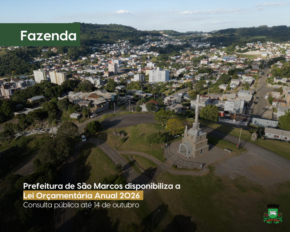 Prefeitura de São Marcos disponibiliza a Lei Orçamentária Anual 2026