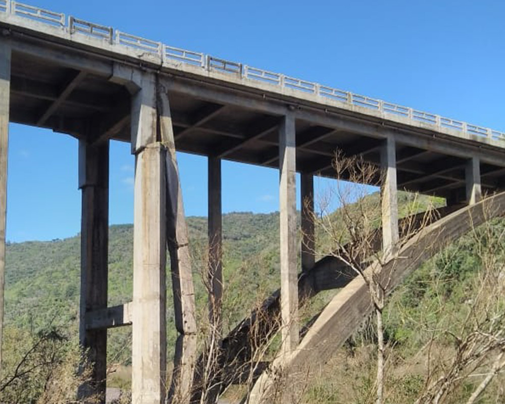 Governo Federal realizará contratação emergencial para obra na Ponte do Rio das Antas na BR-116
