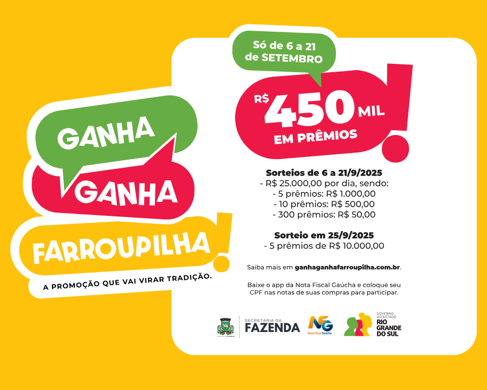Comércios São- Marquenses integram programa estadual “Ganha, Ganha Farroupilha”