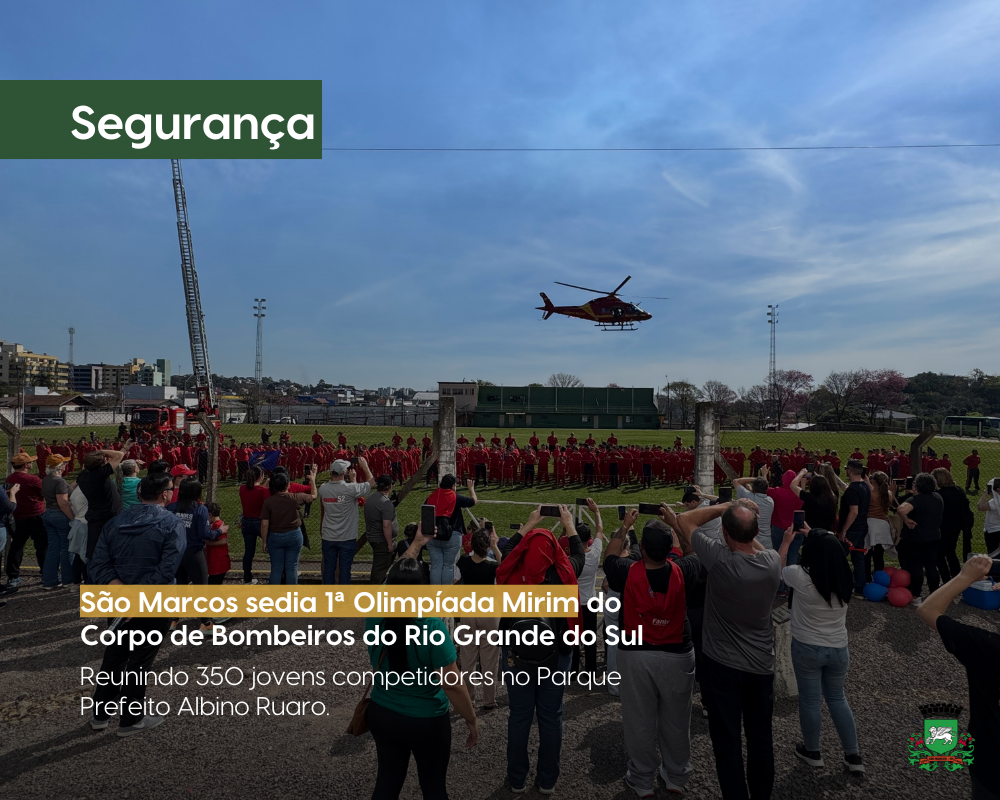São Marcos sedia 1ª Olimpíada Mirim do Corpo de Bombeiros do Rio Grande do Sul